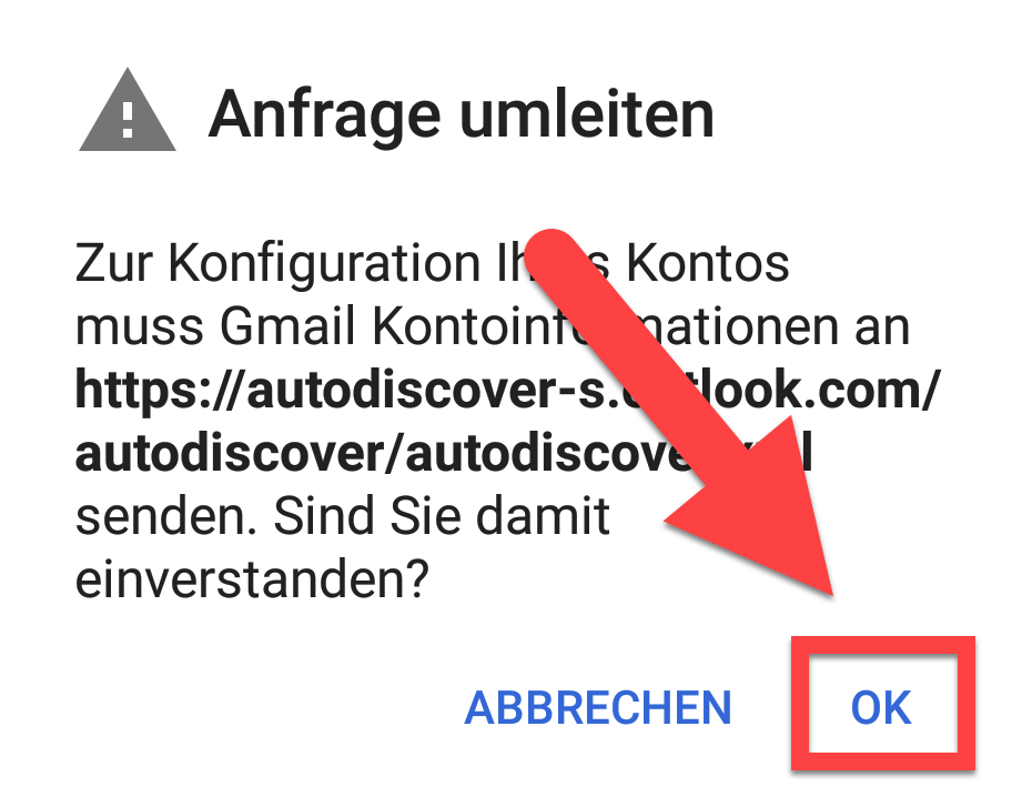 Mail auf Android 7