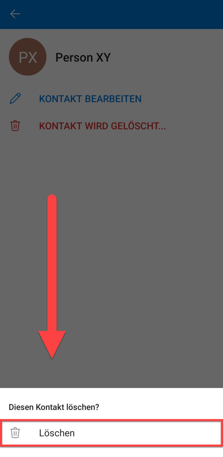 Outlook-App auf Android: Kontaktverwaltung – AWeb Informatik Anleitung